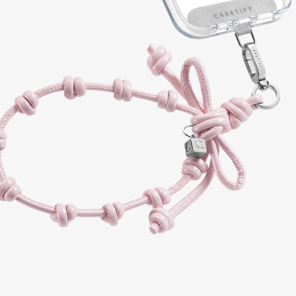 casetify - Bow Charm Wristlet